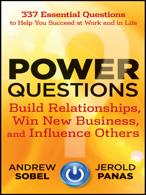 Title details for Power Questions by Andrew Sobel - Wait list